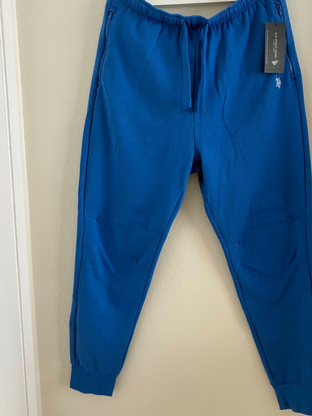 U.S. Polo Assn. Men's Jogger Sweatpants Size L Blue New With Tags